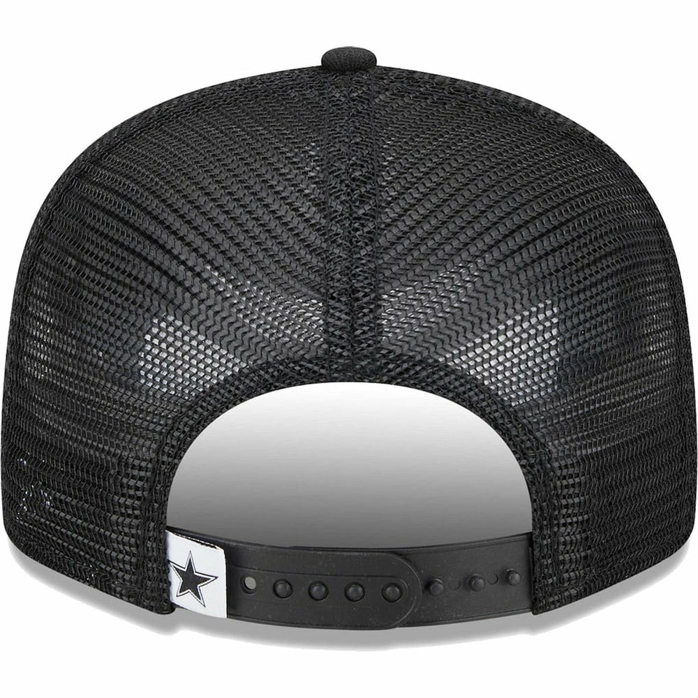 Dallas Cowboys New Era Main Trucker 9FIFTY Snapback Hat - Black - NFL