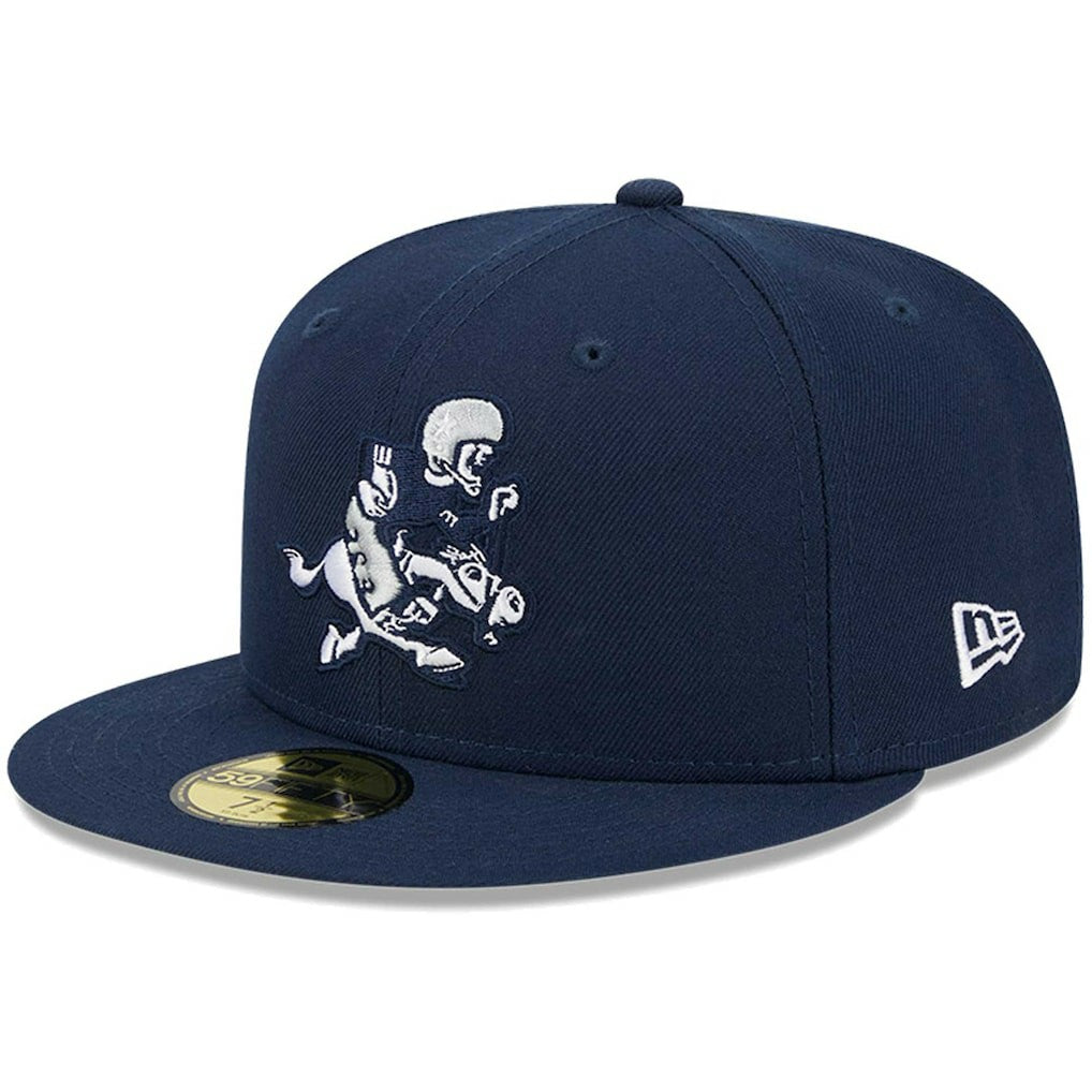 Dallas Cowboys New Era Retro Joe Main 59FIFTY Fitted Hat - Navy - NFL
