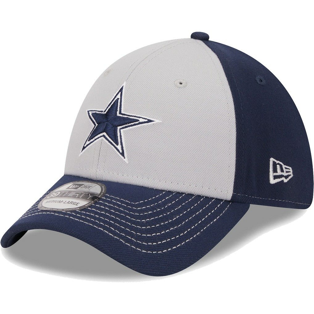 Dallas Cowboys New Era Main 39THIRTY Flex Hat - Gray - NFL