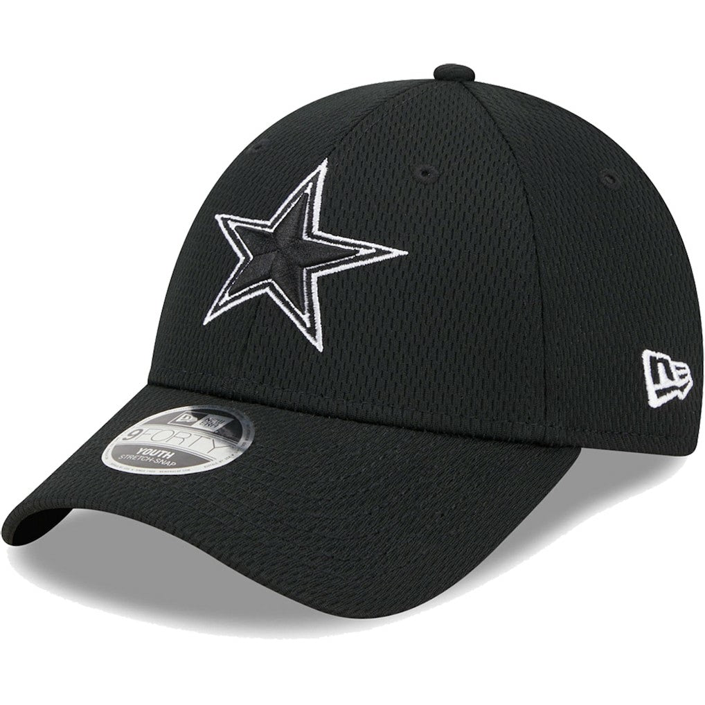 Dallas Cowboys New Era Youth Main B-Dub 9FORTY Adjustable Hat - Black - NFL