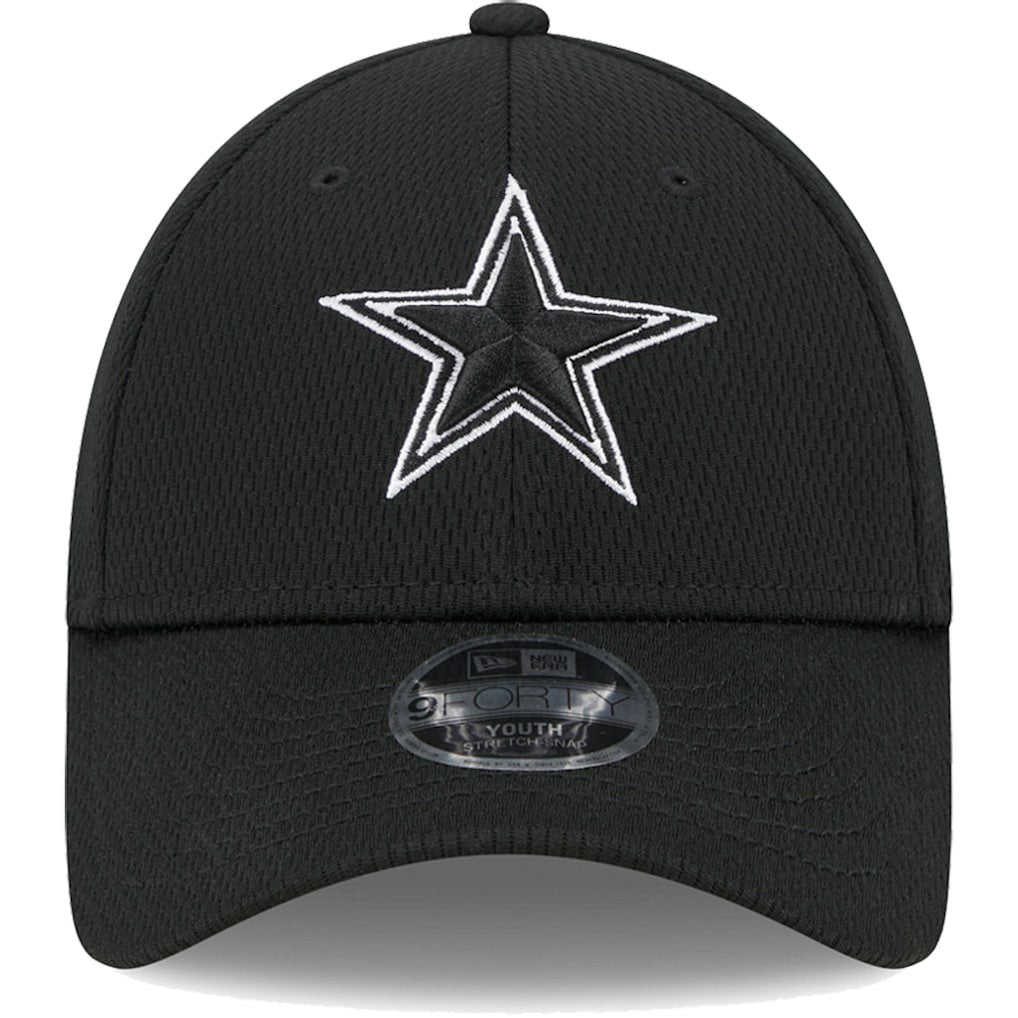 Dallas Cowboys New Era Youth Main B-Dub 9FORTY Adjustable Hat - Black - NFL