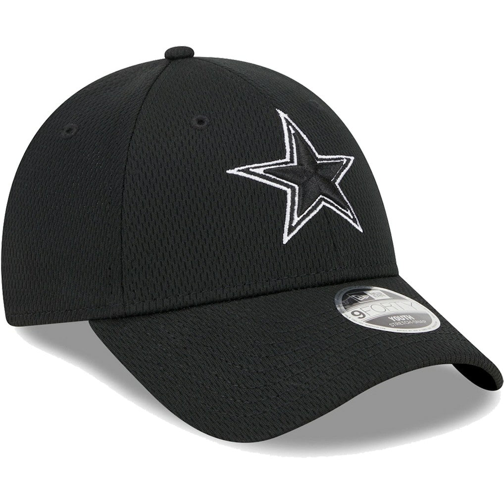 Dallas Cowboys New Era Youth Main B-Dub 9FORTY Adjustable Hat - Black - NFL