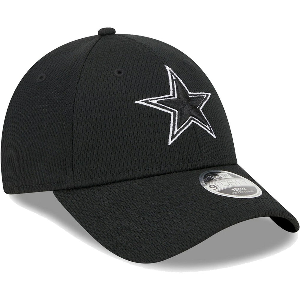 Dallas Cowboys New Era Youth Main B-Dub 9FORTY Adjustable Hat - Black - NFL