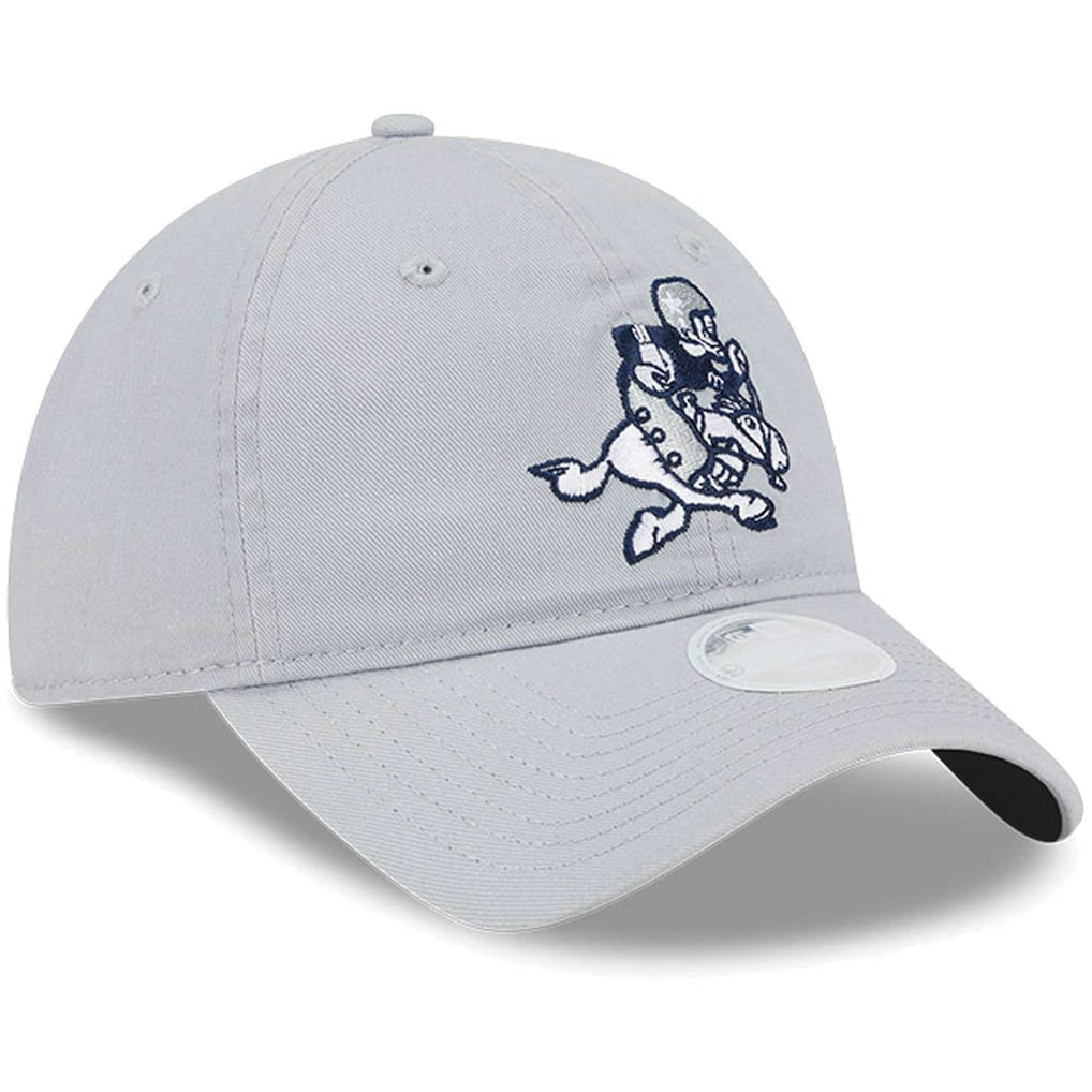Dallas Cowboys New Era Women's Throwback Main Core Classic 2.0 9TWENTY Adjustable Hat - Gray - NFL
