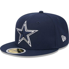 Dallas Cowboys New Era Youth Main 59FIFTY Fitted Hat - Navy - NFL