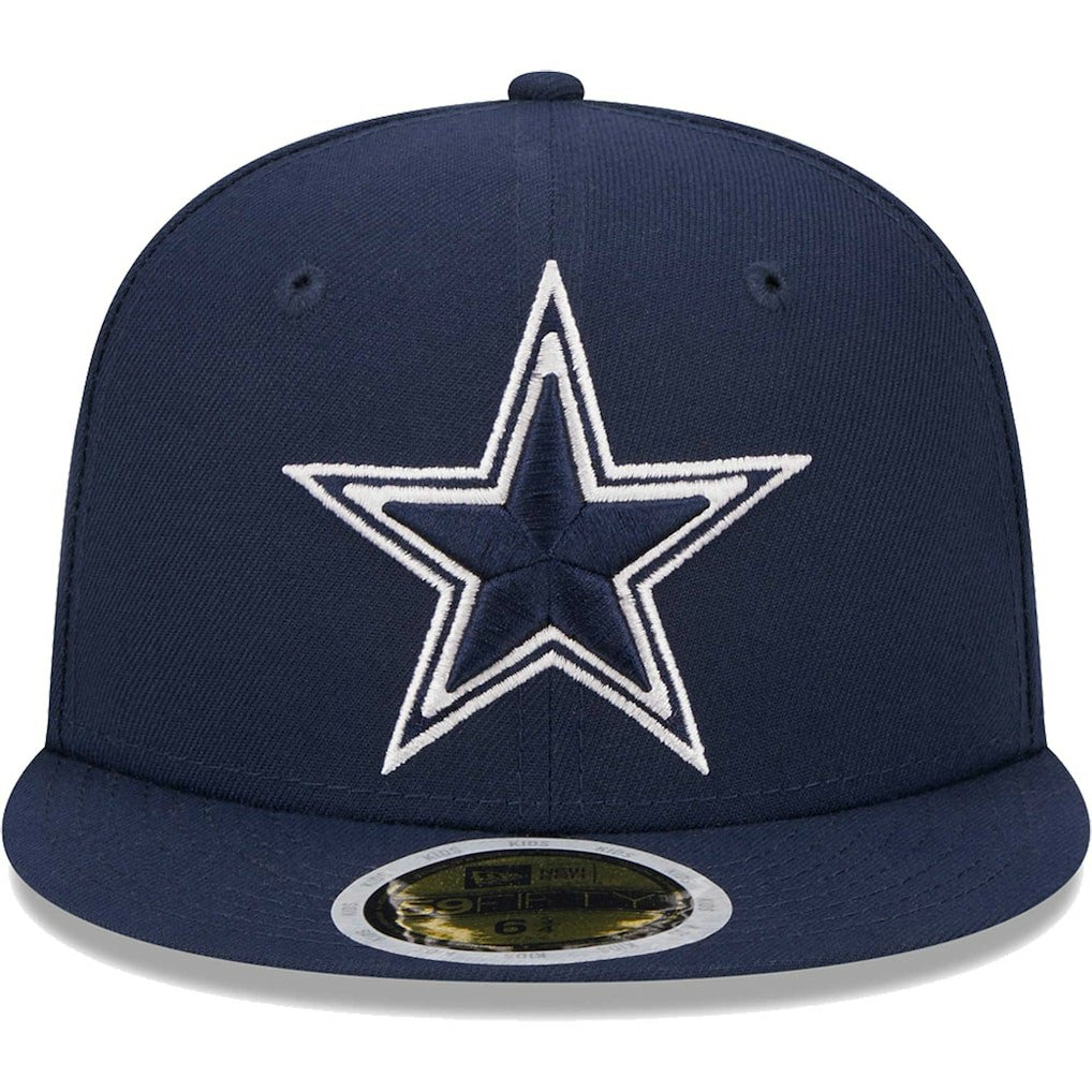 Dallas Cowboys New Era Youth Main 59FIFTY Fitted Hat - Navy - NFL