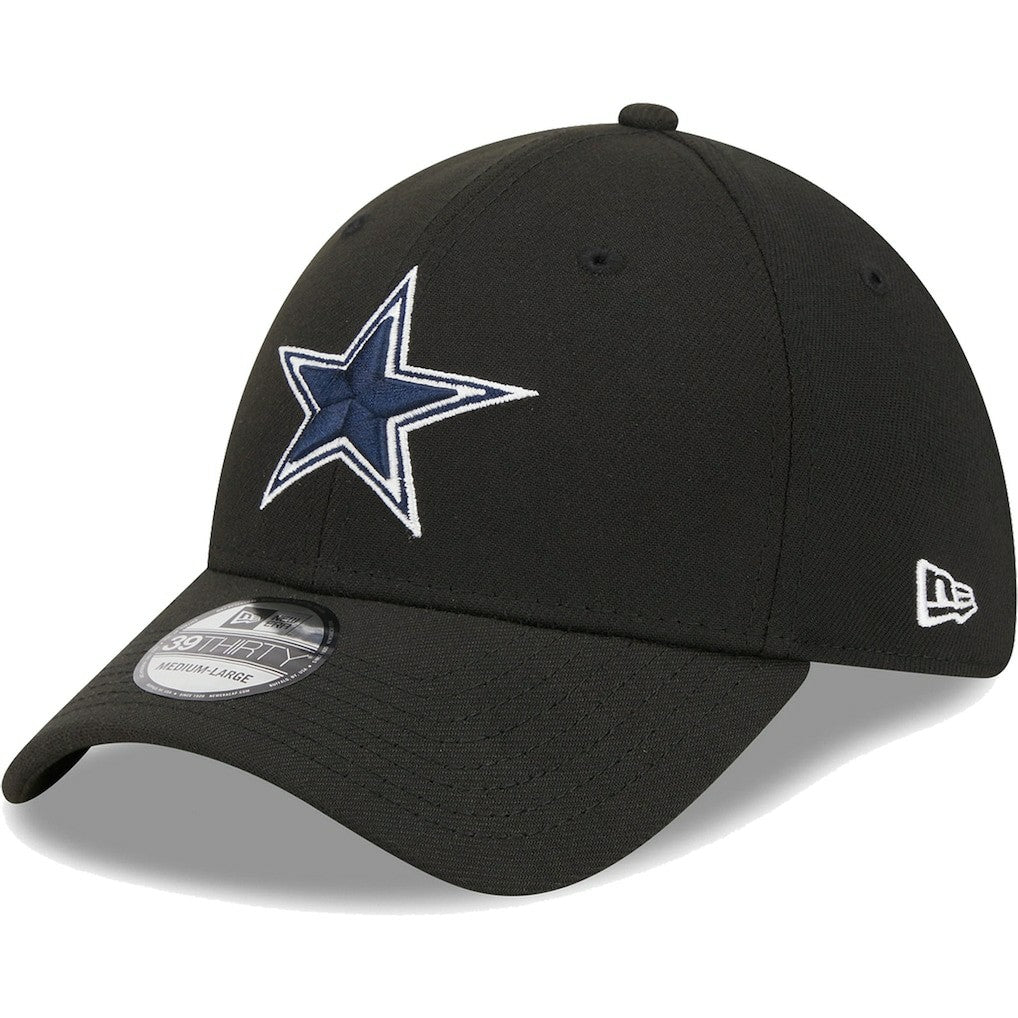Dallas Cowboys New Era Main 39THIRTY Flex Hat - Black - NFL