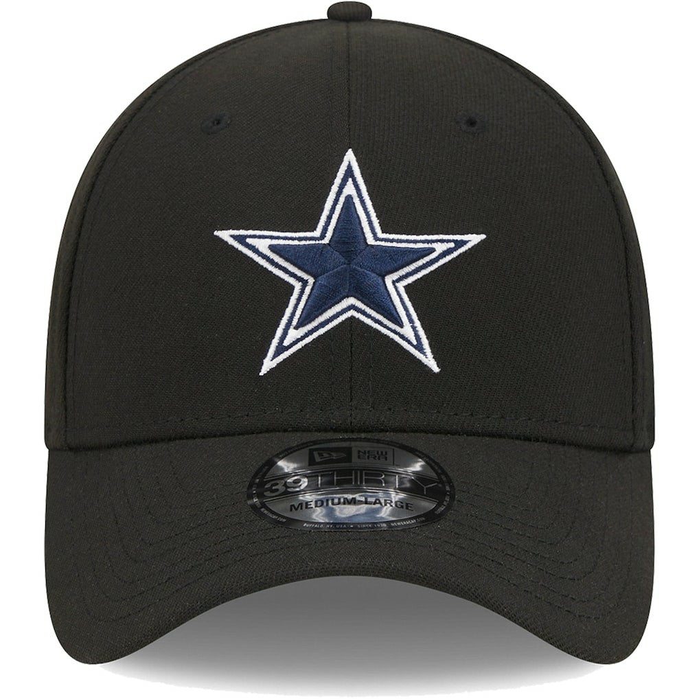Dallas Cowboys New Era Main 39THIRTY Flex Hat - Black - NFL