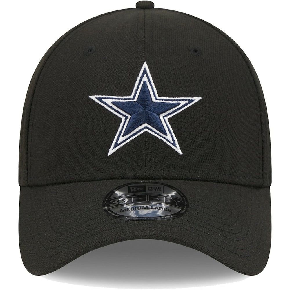 Dallas Cowboys New Era Main 39THIRTY Flex Hat - Black - NFL