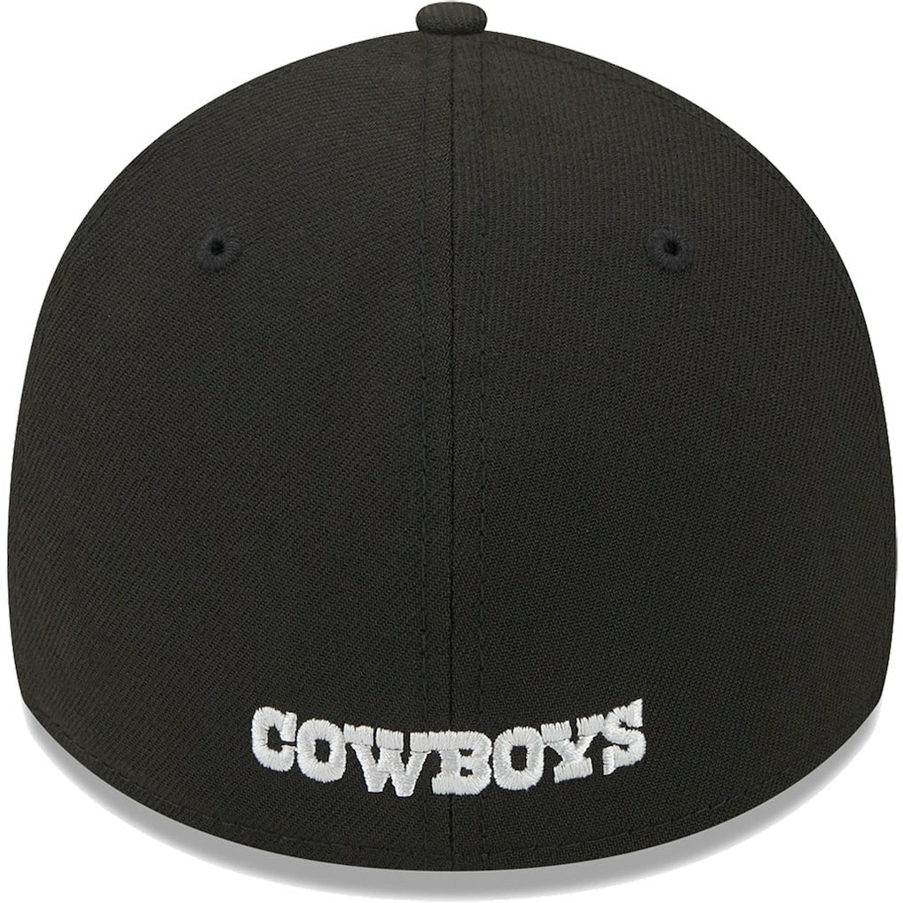 Dallas Cowboys New Era Main 39THIRTY Flex Hat - Black - NFL