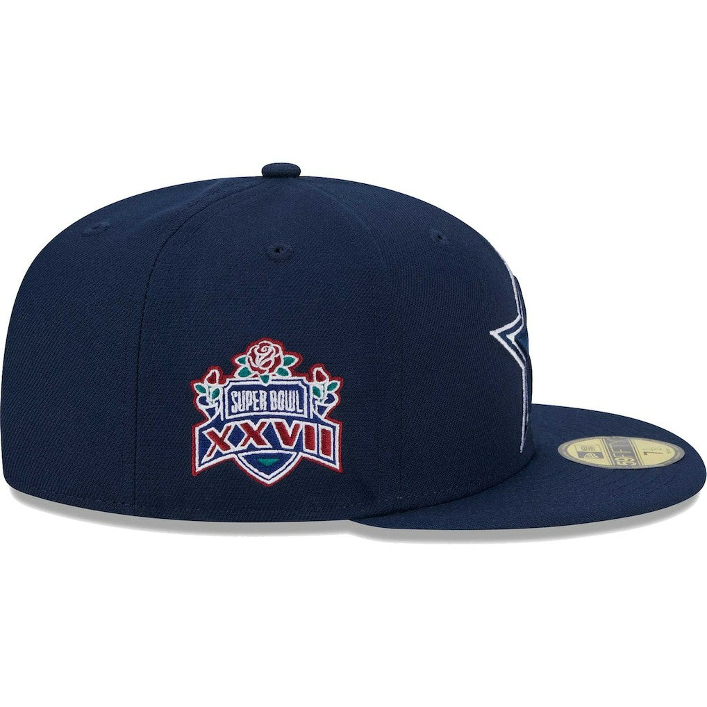 Dallas Cowboys New Era Main Patch 59FIFTY Fitted Hat - Navy - NFL