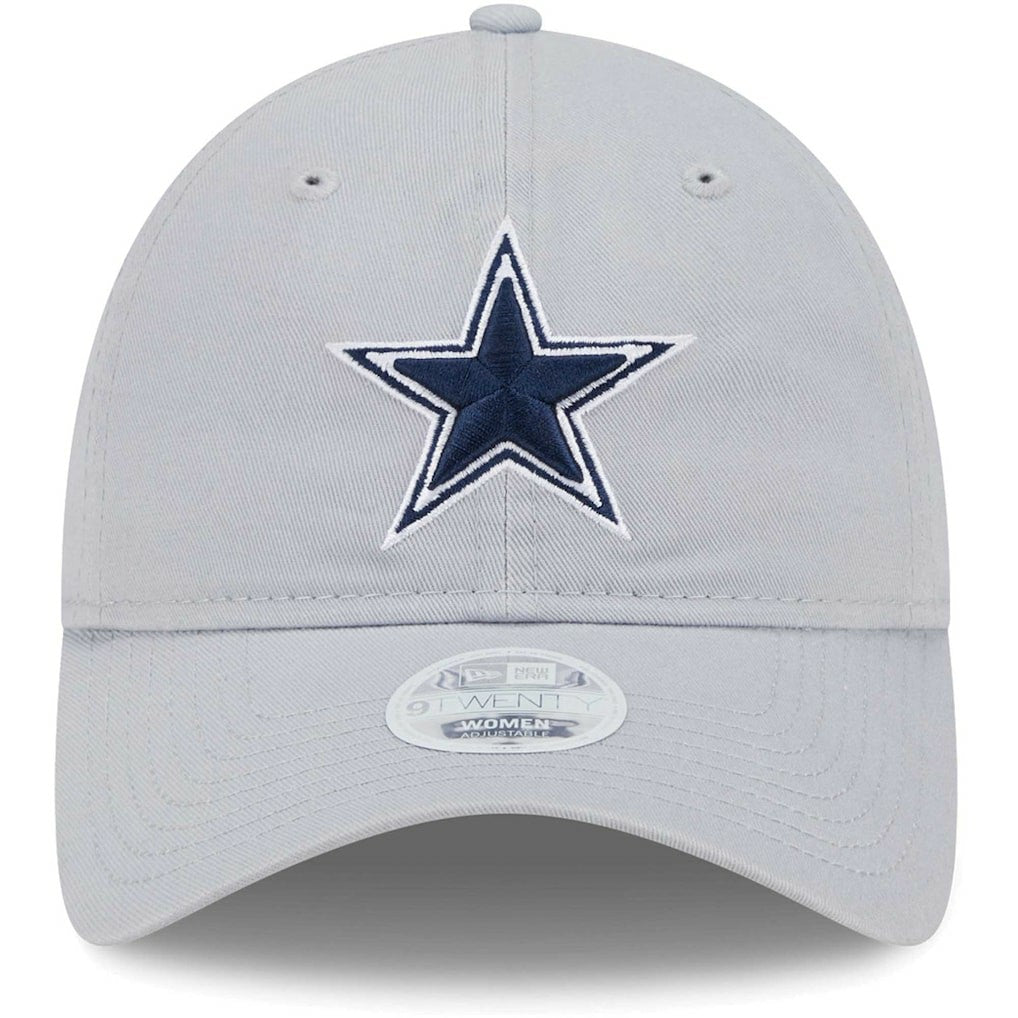 Dallas Cowboys New Era Women's Main Core Classic 2.0 9TWENTY Adjustable Hat - Gray - NFL