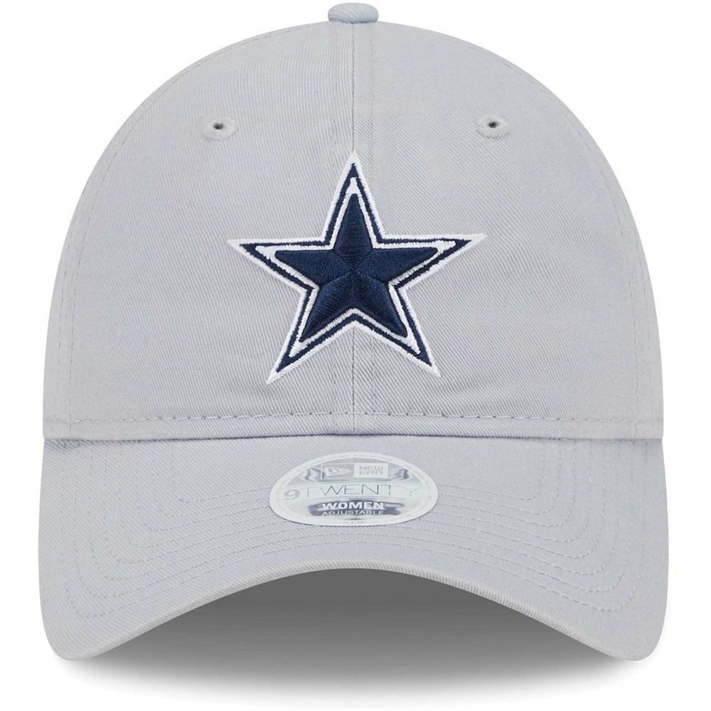 Dallas Cowboys New Era Women's Main Core Classic 2.0 9TWENTY Adjustable Hat - Gray - NFL