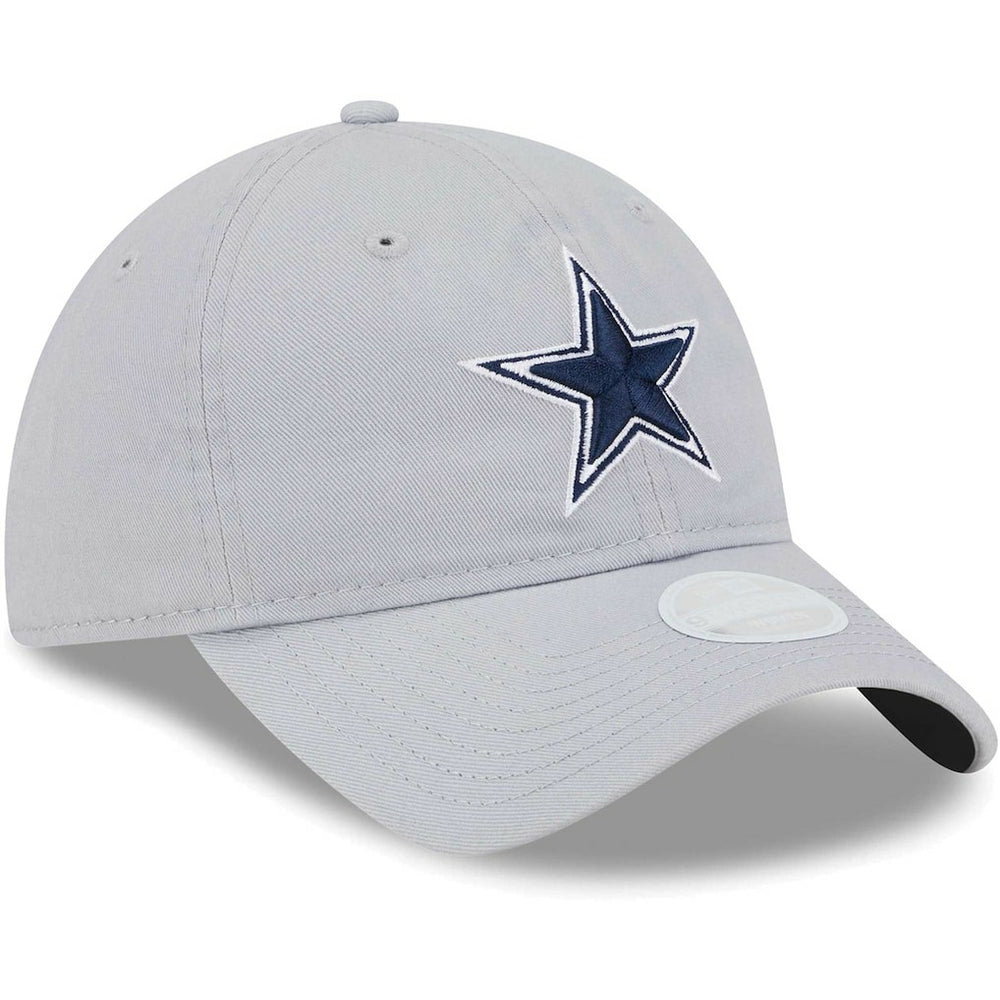Dallas Cowboys New Era Women's Main Core Classic 2.0 9TWENTY Adjustable Hat - Gray - NFL
