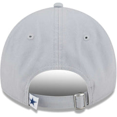 Dallas Cowboys New Era Women's Main Core Classic 2.0 9TWENTY Adjustable Hat - Gray - NFL