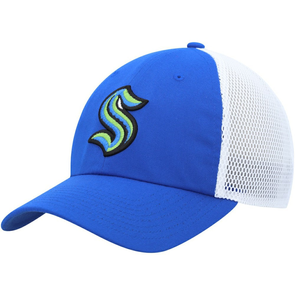 Seattle Kraken adidas Color Pop Trucker Adjustable Hat - Blue | Adidas Lifestyle