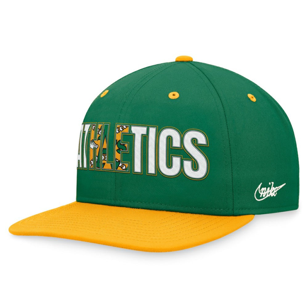 Athletics Nike Cooperstown Collection Pro Snapback Hat Outlet
