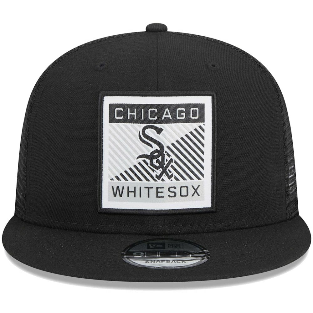 Chicago White Sox New Era Scratch Squared Trucker 9FIFTY Snapback Hat for sale