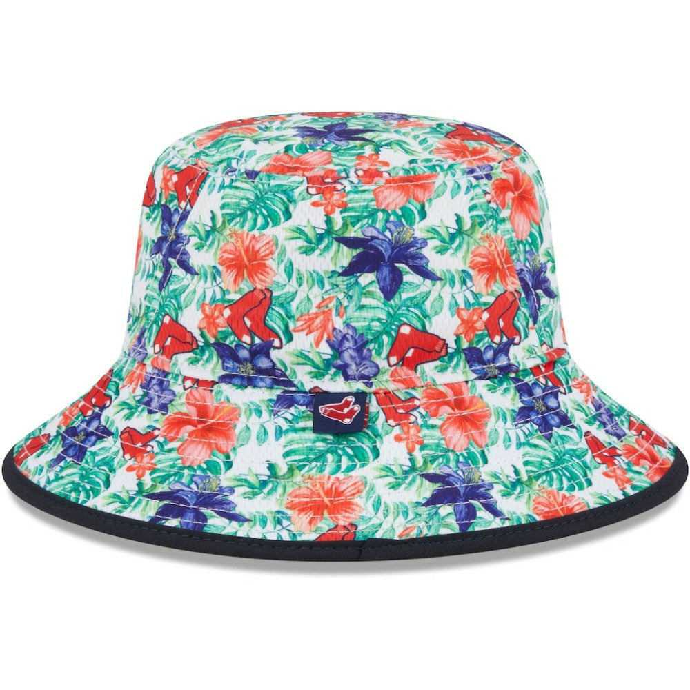 Boston Red Sox New Era Tropic Floral Bucket Hat Outlet