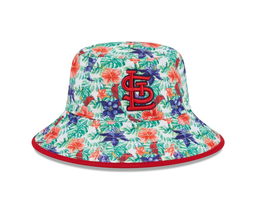 St. Louis Cardinals New Era Tropic Floral Bucket Hat Near Me