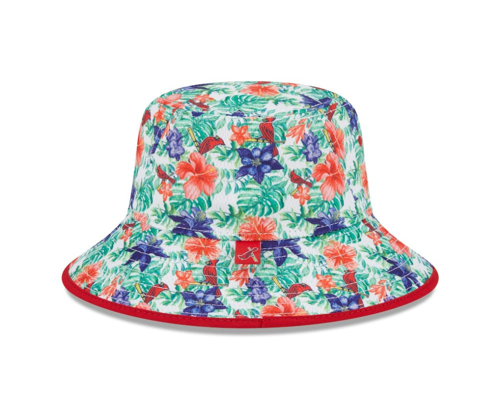 St. Louis Cardinals New Era Tropic Floral Bucket Hat Near Me