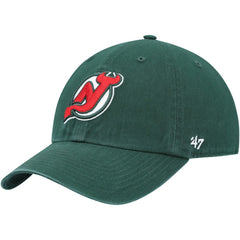New Jersey Devils '47 Clean Up Adjustable Hat - Green | 47 brand Clearance