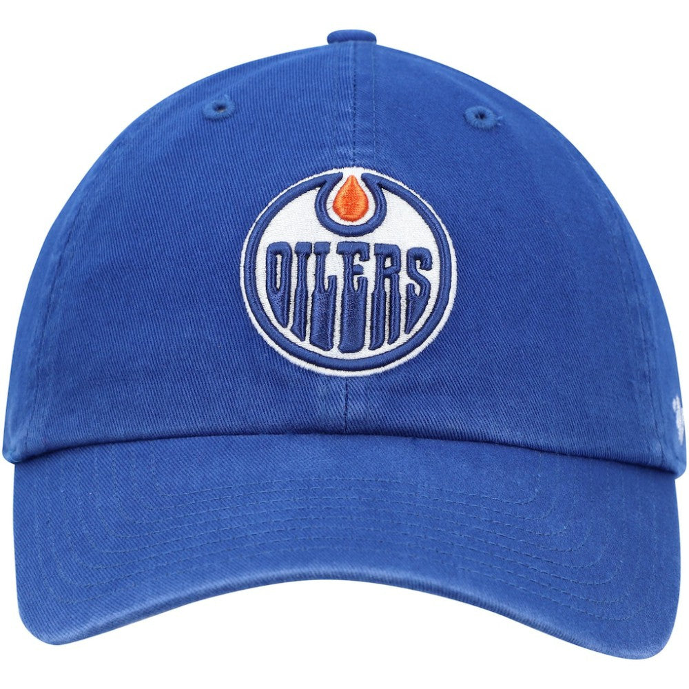 Edmonton Oilers '47 Clean Up Adjustable Hat - Royal | 47 brand near me