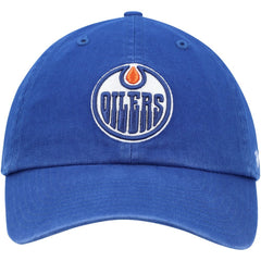 Edmonton Oilers '47 Clean Up Adjustable Hat - Royal | 47 brand near me