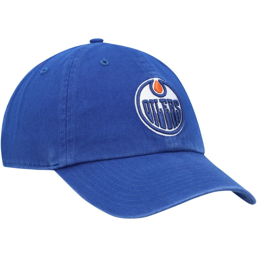 Edmonton Oilers '47 Clean Up Adjustable Hat - Royal | 47 brand near me