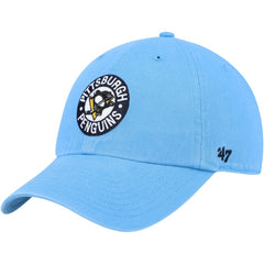 Pittsburgh Penguins '47 Clean Up Adjustable Hat - Light Blue | 47 brand near me