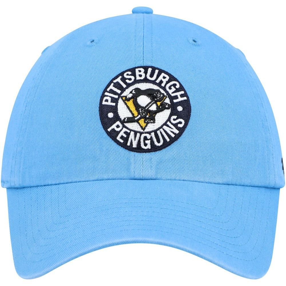 Pittsburgh Penguins '47 Clean Up Adjustable Hat - Light Blue | 47 brand near me