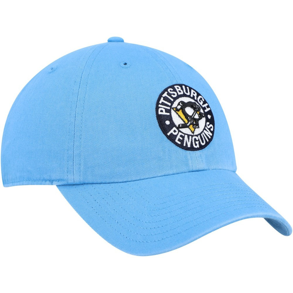 Pittsburgh Penguins '47 Clean Up Adjustable Hat - Light Blue | 47 brand near me