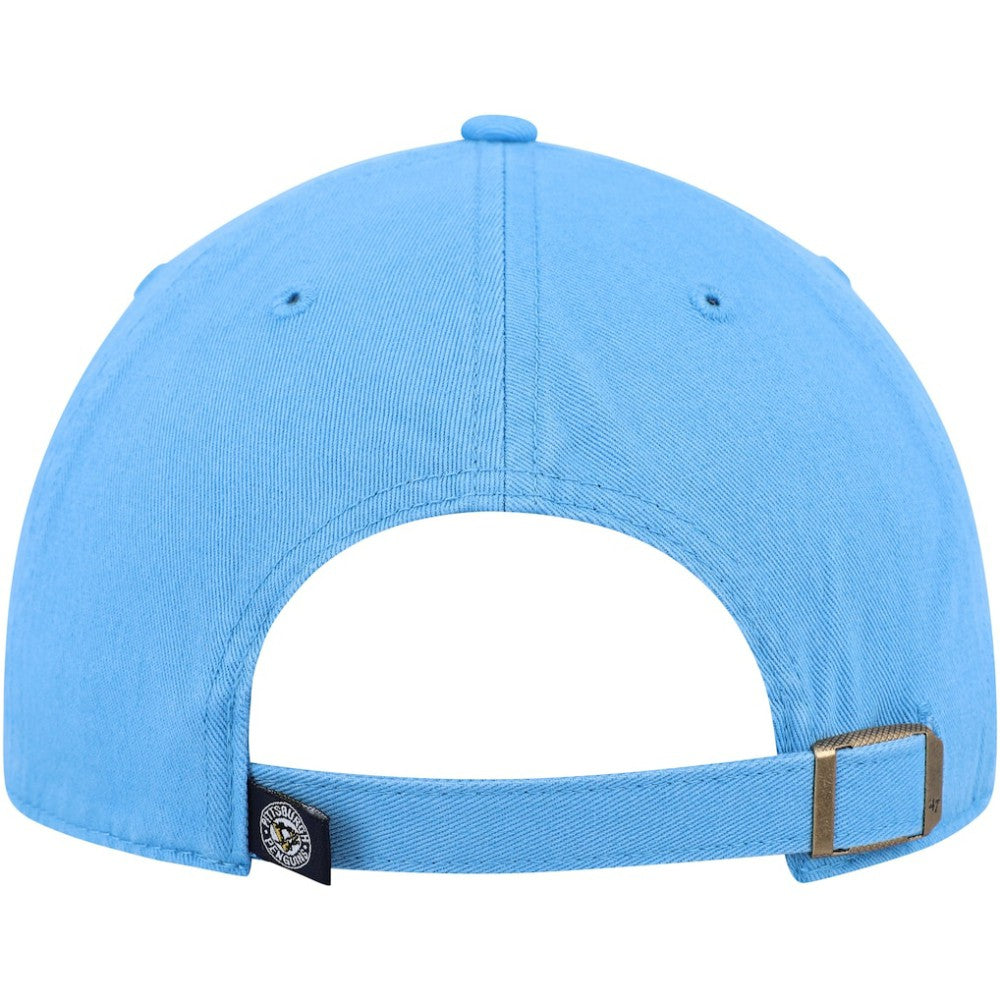 Pittsburgh Penguins '47 Clean Up Adjustable Hat - Light Blue | 47 brand near me