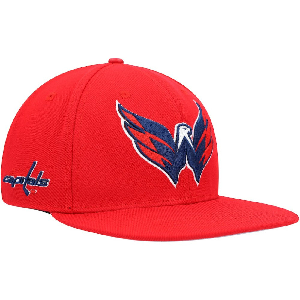 Washington Capitals Pro Standard Core Classic Logo Snapback Hat - Red | NHL Lifestyle