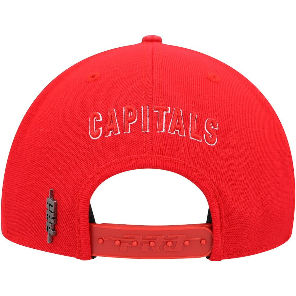 Washington Capitals Pro Standard Core Classic Logo Snapback Hat - Red | NHL Lifestyle