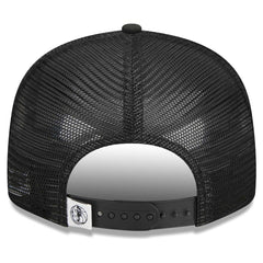 New Era Dallas Mavericks 9FIFTY Snapback Trucker Hat Black