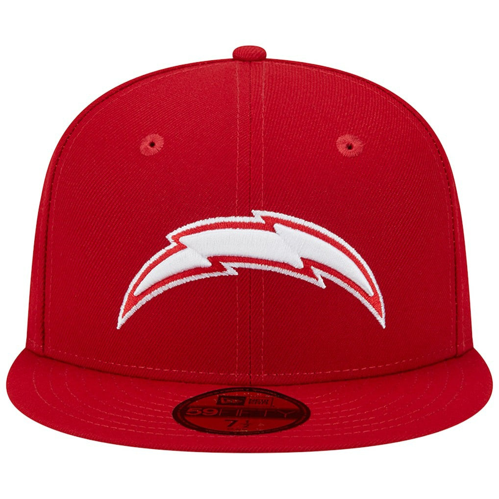 Los Angeles Chargers New Era Super Bowl XXIX Main Patch 59FIFTY Fitted Hat - Scarlet - NFL