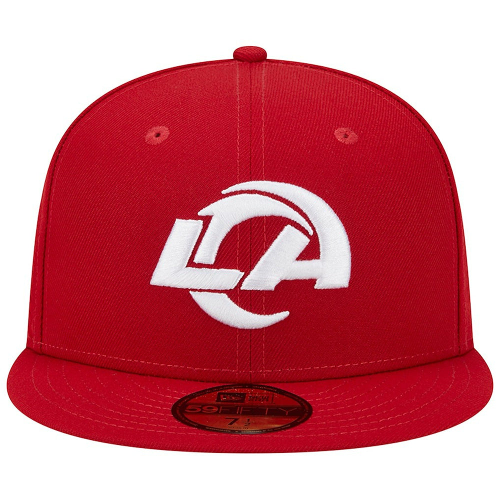Los Angeles Rams New Era 1990 Hawaii Pro Bowl Main Patch 59FIFTY Fitted Hat - Scarlet - NFL