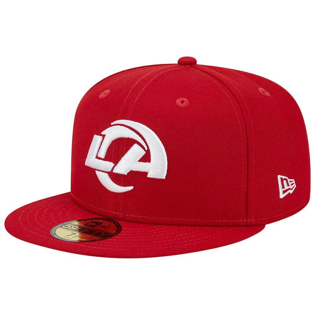Los Angeles Rams New Era 1990 Hawaii Pro Bowl Main Patch 59FIFTY Fitted Hat - Scarlet - NFL