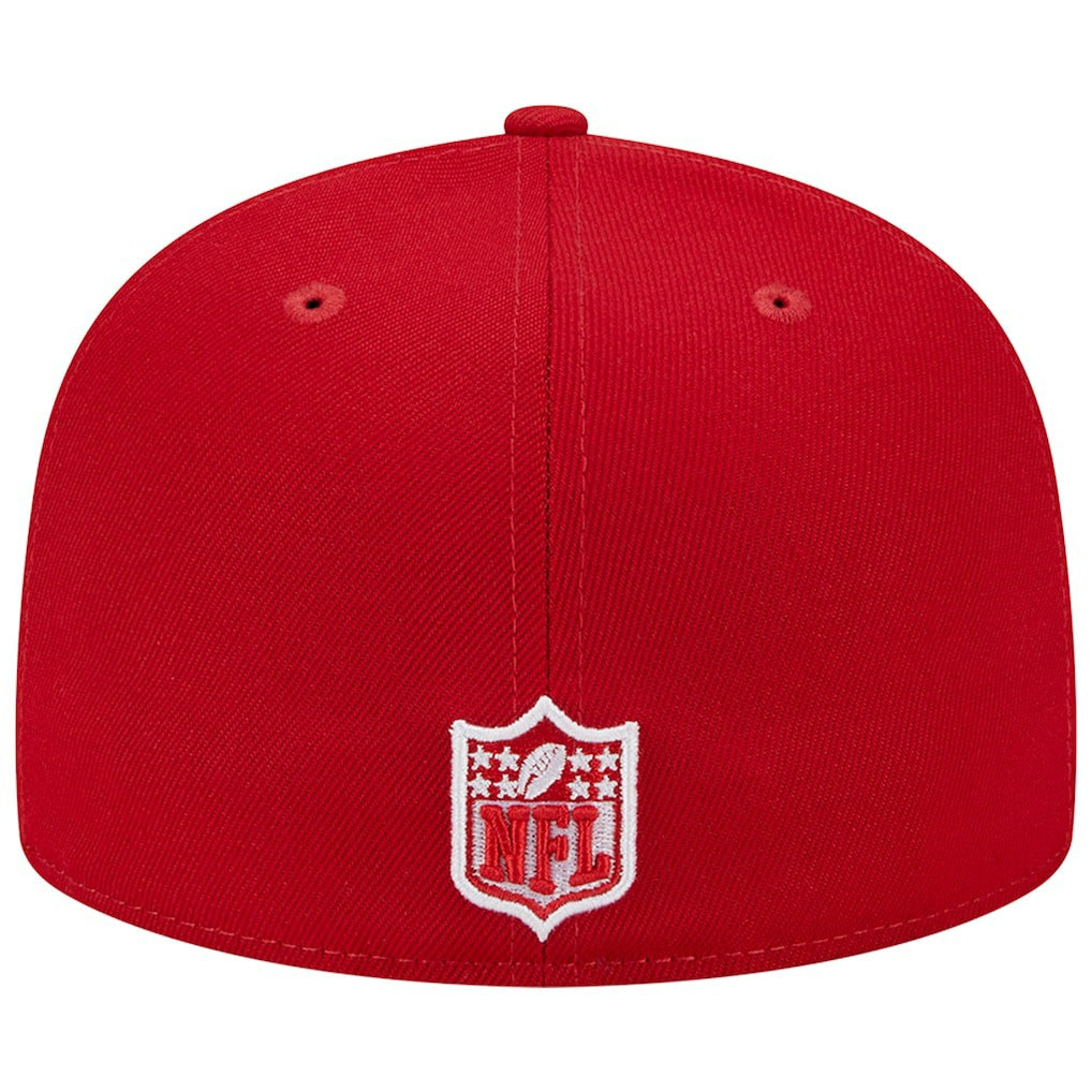 Miami Dolphins New Era 1993 Hawaii Pro Bowl Main Patch 59FIFTY Fitted Hat - Scarlet - NFL
