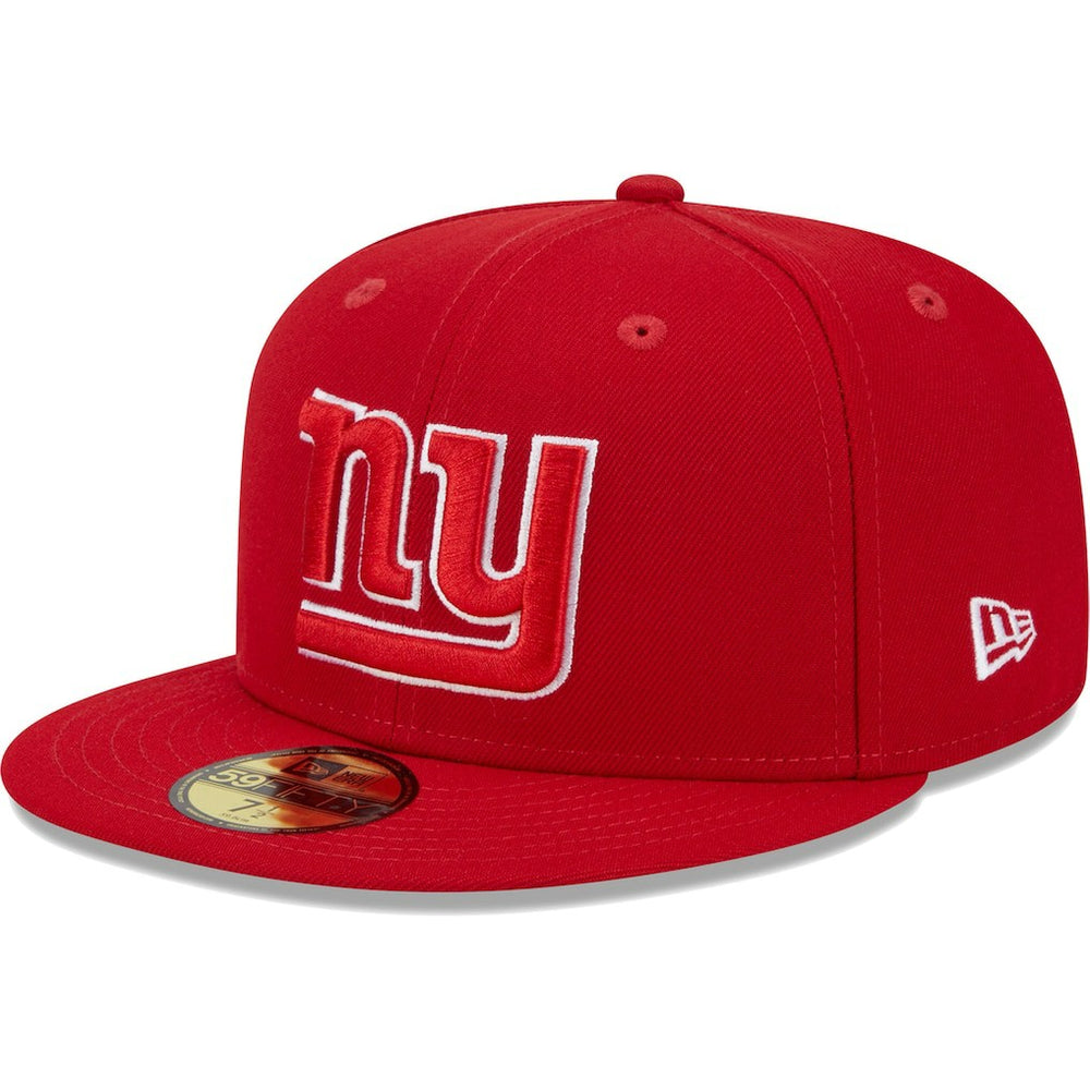 New York Giants New Era Super Bowl XLVI Main Patch 59FIFTY Fitted Hat - Scarlet - NFL