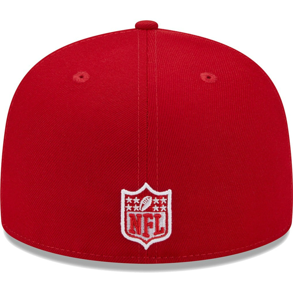 New York Giants New Era Super Bowl XLVI Main Patch 59FIFTY Fitted Hat - Scarlet - NFL