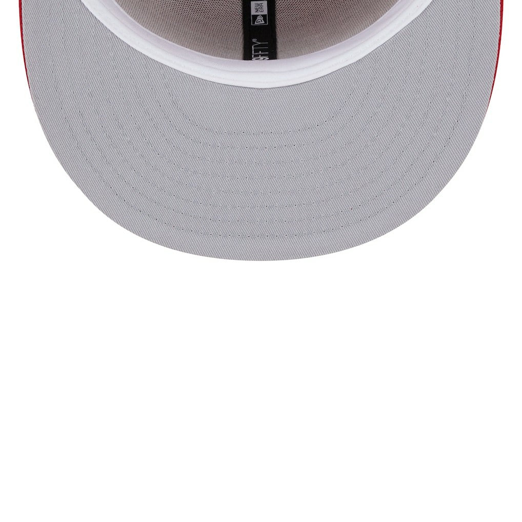 New York Giants New Era Super Bowl XLVI Main Patch 59FIFTY Fitted Hat - Scarlet - NFL