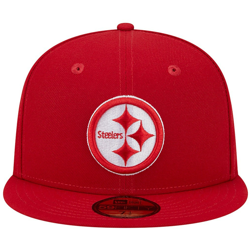 Pittsburgh Steelers New Era Super Bowl XLIII Main Patch 59FIFTY Fitted Hat - Scarlet - NFL