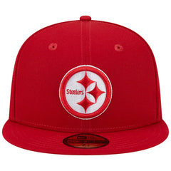 Pittsburgh Steelers New Era Super Bowl XLIII Main Patch 59FIFTY Fitted Hat - Scarlet - NFL
