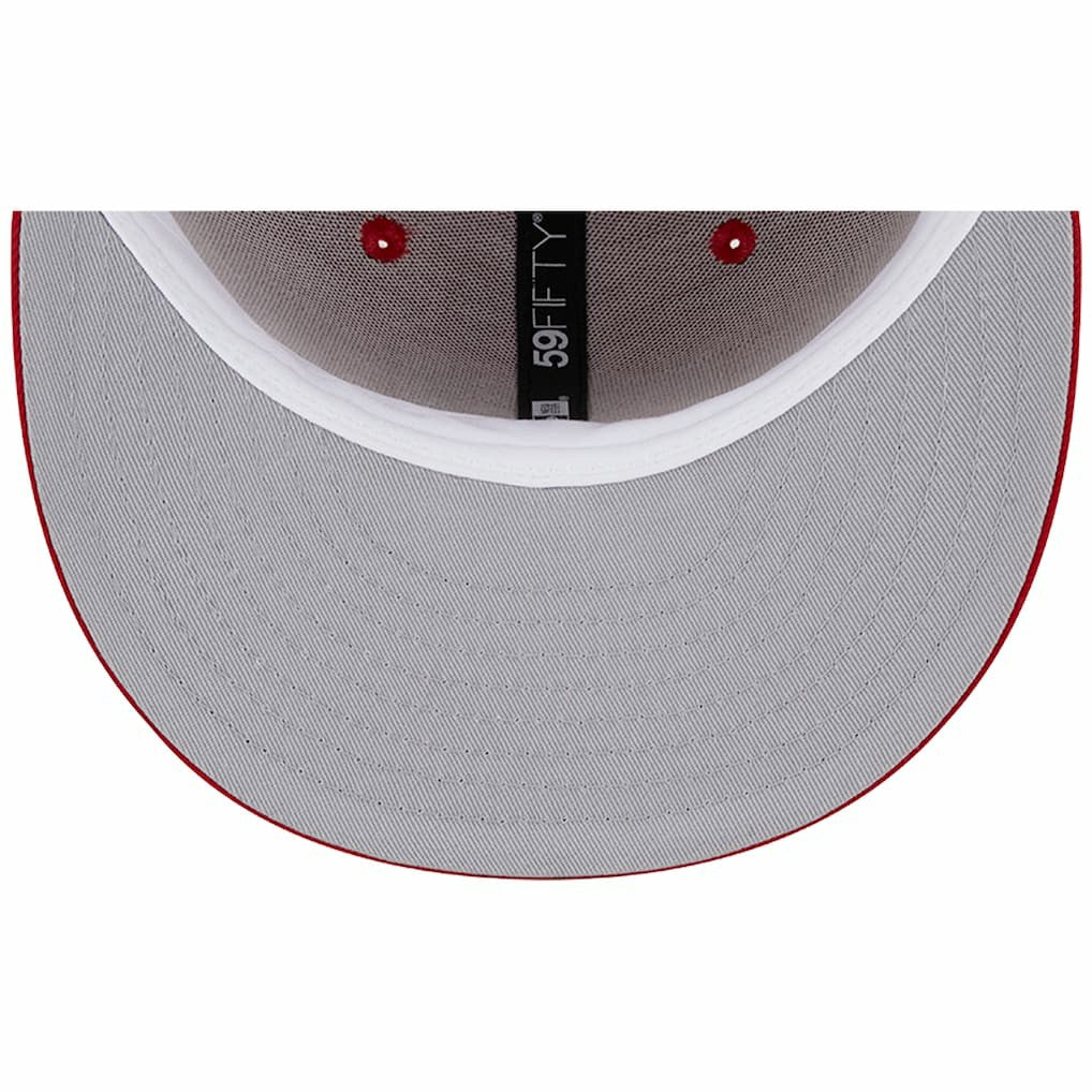Pittsburgh Steelers New Era Super Bowl XLIII Main Patch 59FIFTY Fitted Hat - Scarlet - NFL