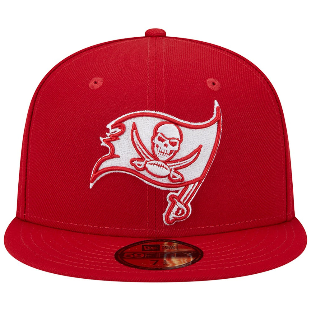 Tampa Bay Buccaneers New Era Super Bowl XXXVII Main Patch 59FIFTY Fitted Hat - Scarlet - NFL