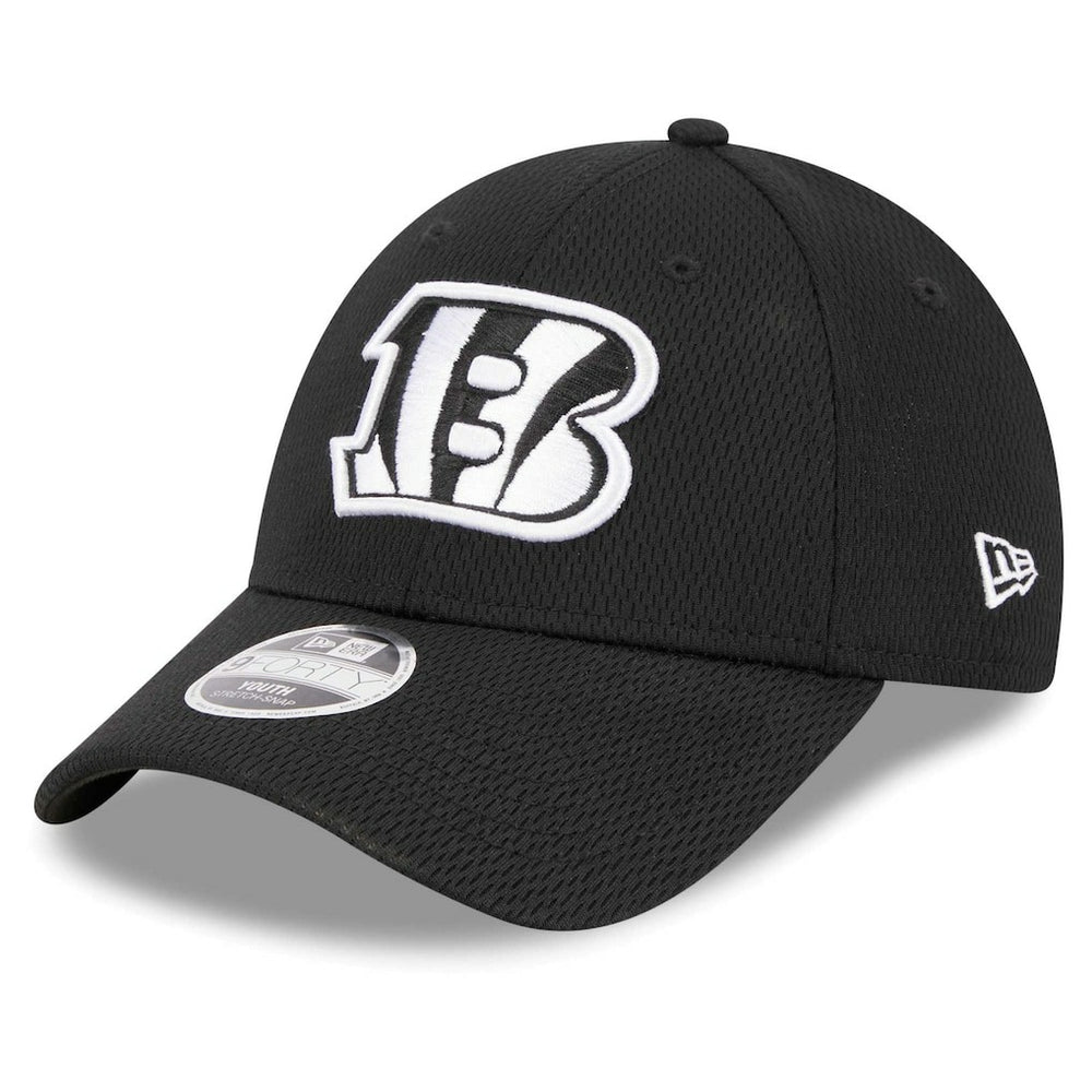 Cincinnati Bengals New Era Youth Main B-Dub 9FORTY Adjustable Hat - Black - NFL