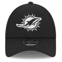 Miami Dolphins New Era Youth Main B-Dub 9FORTY Adjustable Hat - Black - NFL