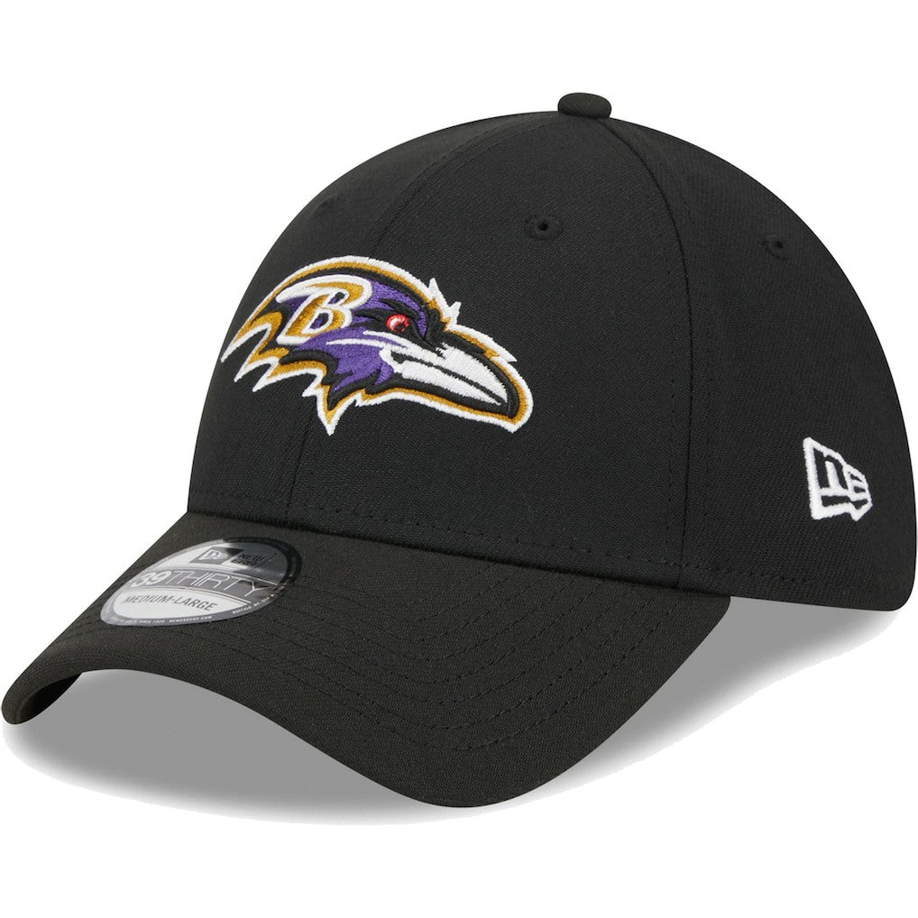 Baltimore Ravens New Era Main 39THIRTY Flex Hat - Black - NFL